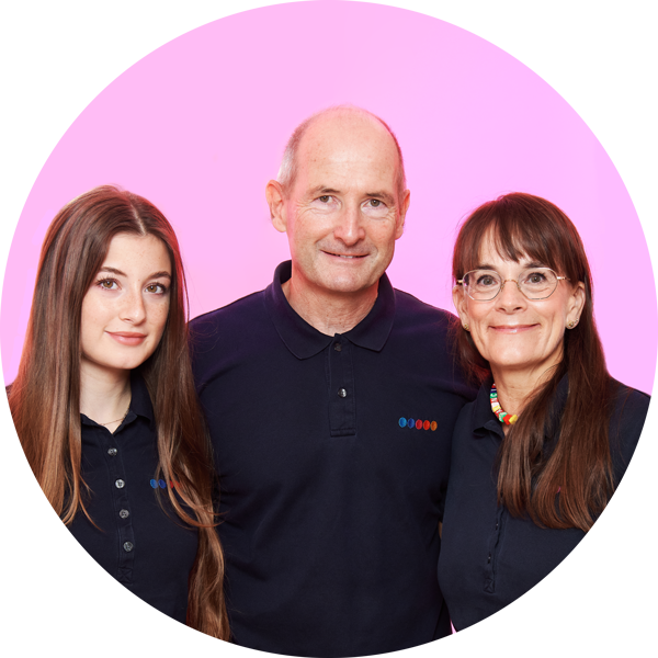 Von links nach rechts: Luna Streib, Steffen Streib, Tiana Streib